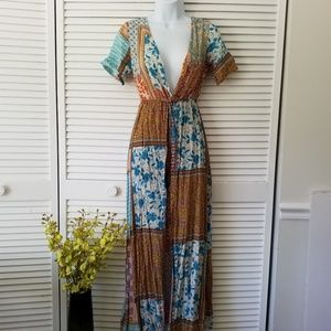 Hippie Romper Dress Multi Colored